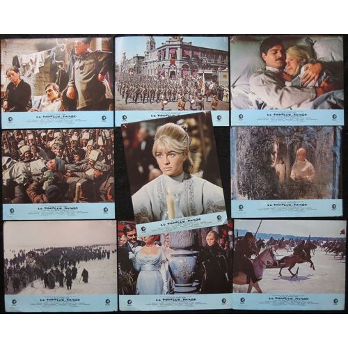 Le Docteur Jivago - Film Historique R?alis? En 1965 Par David Lean Avec Omar Sharif, Julie Christie, G?raldine Chaplin - Jeu De 9 Photos D'exploitation De Cin?ma - Chaque Affiche 22,5x28,5 Cm