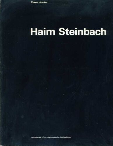 Haim Steinbach, Oeuvres Récentes - Capc Musée D'art Contemporain, Bordeaux, Du 9 Décembre 1988 Au 26 Février 1989
