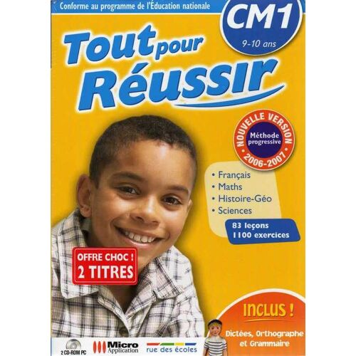 Tout Pour Reussir Cm1 9-10 Ans (Version 2007) Methode Progressive Pour Bien Aprendre A L'ecole