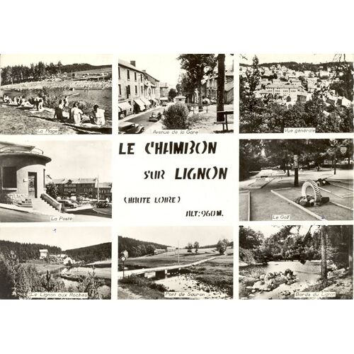 Le Chambon Sur Lignon." Vues Diverses"( Haute Loire) 1965