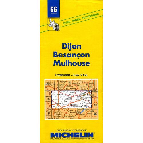 Dijon Besançon Mulhouse - 1/200 000