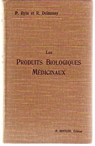 Les Produits Biologiques Médicinaux