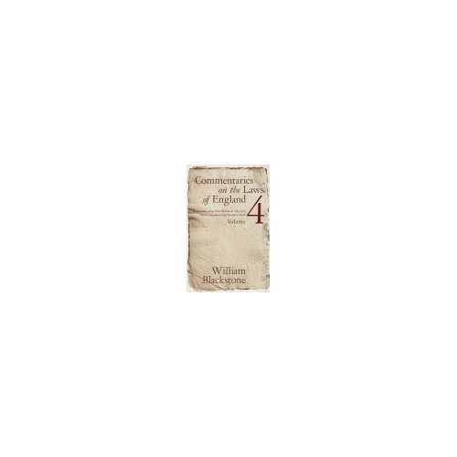 Commentaries On The Laws Of England Vol - 4