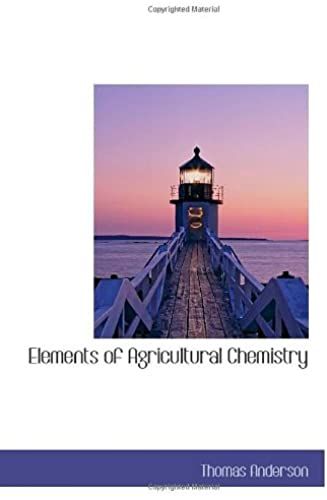 Elements Of Agricultural Chemistry