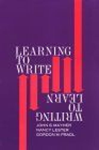 Learning To Writewriting To Learn
