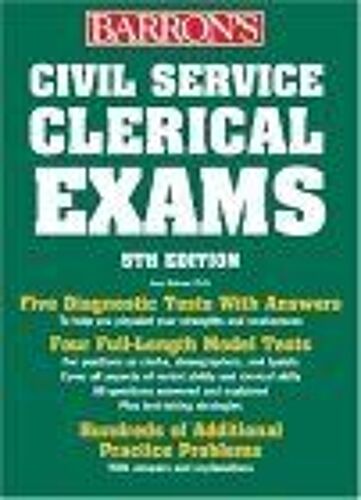Civil Service Clerical Exams Barron's How To Prepare For The Civil Service Examinations