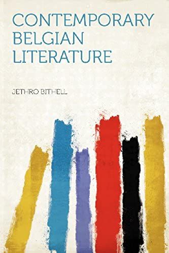 Contemporary Belgian Literature