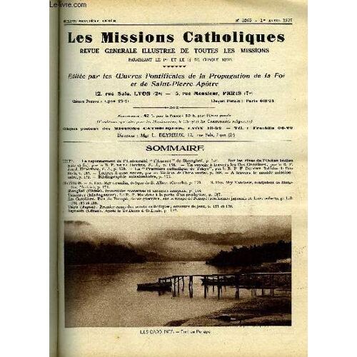 Les Missions Catholiques N° 3265 - Le Rayonnement De L Université L Aurore De Shanghaï, Sur Les Rives De L Océan Indien (Suite Et Fin= Par Le R.P. De La Devèze, Un Voyage A Travers Les Iles Carolines(...)