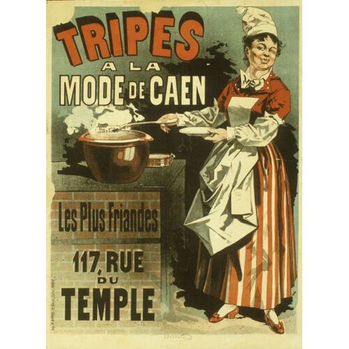 Affiche Tripes À La Mode De Caen