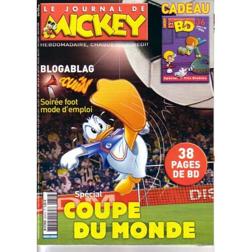 Le Journal De Mickey  N° 2816 : Spécial Coupe Du Monde