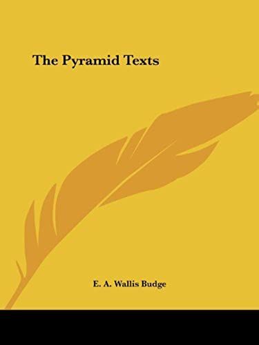 The Pyramid Texts