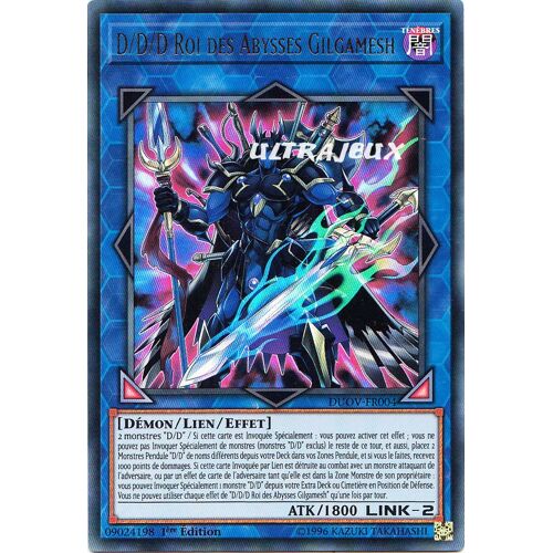 Yu-Gi-Oh! - Duov-Fr004 - D/D/D Roi Des Abysses Gilgamesh - Ultra Rare