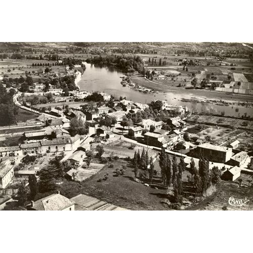 Flaujagues. " Vue Panoramique" (Gironde) 1960