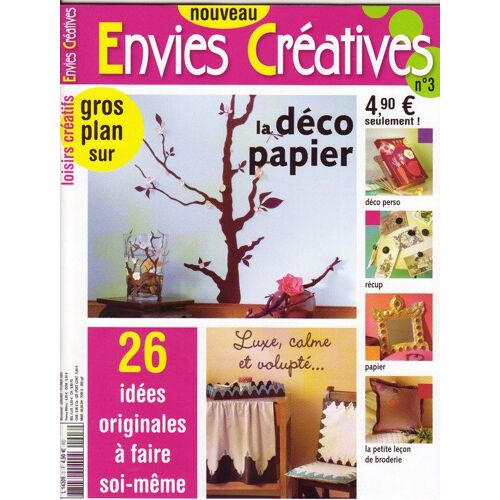 Envies Créatives  N° 3 : La Déco Papier