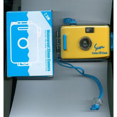 SUN DE COLOR CLUB - APPAREIL PHOTO WATERPROOF 35 MM - BOITIER ETANCHE 3 m