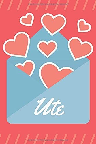 Ute: Notizbuch Tagebuch Malbuch Namensbuch | 120 Seiten Gepunktet | Groesse Ca. A5 | Tolles Geschenk | Softcover