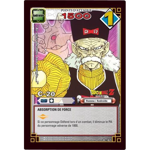 C 20 - D 181 - Dragon Ball - Serie 2 - Vf - 2006