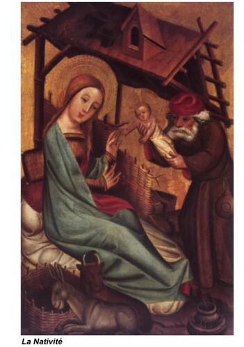 Meister Bertram . "La Naissance Du Christ  (The Nativity)"