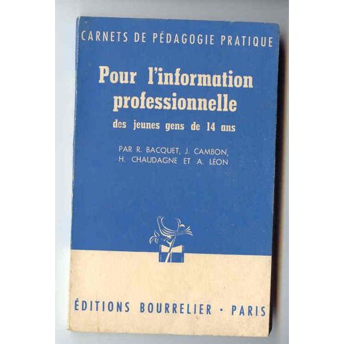 Pour L'information Professionnelle Des Jeunes De 14 Ans