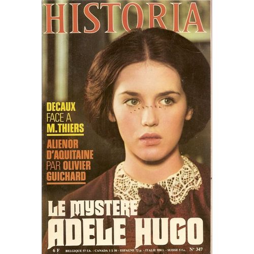 Historia N° 347 : Le Mystère Adèle Hugo