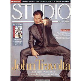 Magazine Studio Magazine N° 105, John Travolta - Keanu Reeves - Etienne Chatiliez - Nicole Kidman - James Bond Est De Retour
