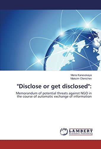 Disclose Or Get Disclosed":