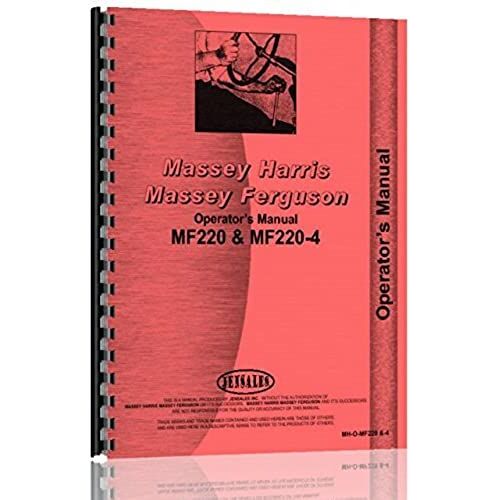 Massey Ferguson Mf 220 220-4 Diesel Compact Operators Manual