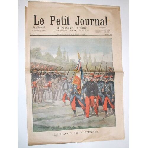 Le Petit Journal  N° 550 : La Revue De Vincennes. Extraordinaire Accident