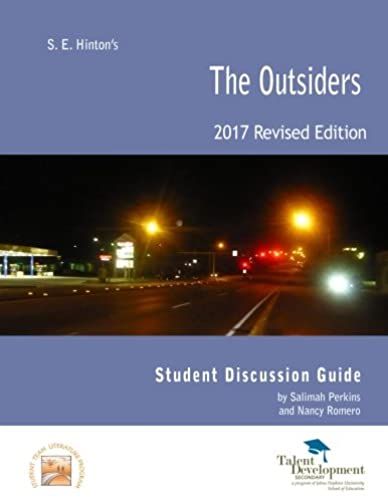 The Outsiders Student Discussion Guide Revised Edition