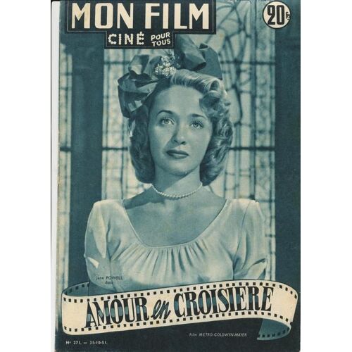 Mon Film N° 271 : Amour En Croisiére ( Avec Jane Powel)