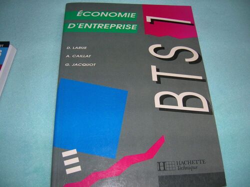 Economie D'entreprise, Bts 1