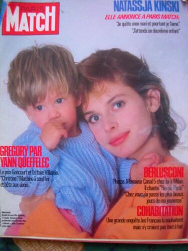 Paris Match N° 1906 : Natassja  Kinski En Couverture