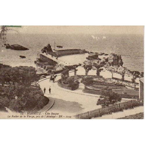 Biarritz Le Rocher De La Vierge (1913)