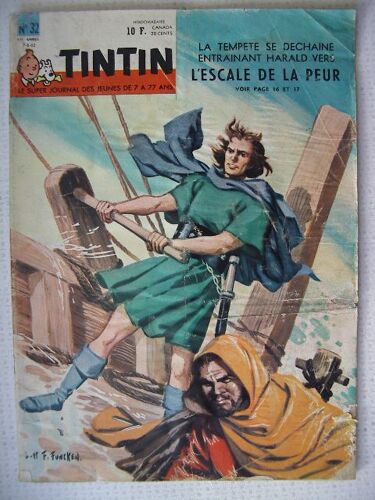 Tintin Le Super Journal Des Jeunes De 7 À 77 Ans Édition Belge  N° 32