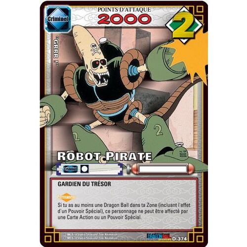 Robot   Pirate D-374 Dragon Ball Serie 4 Vf-2006