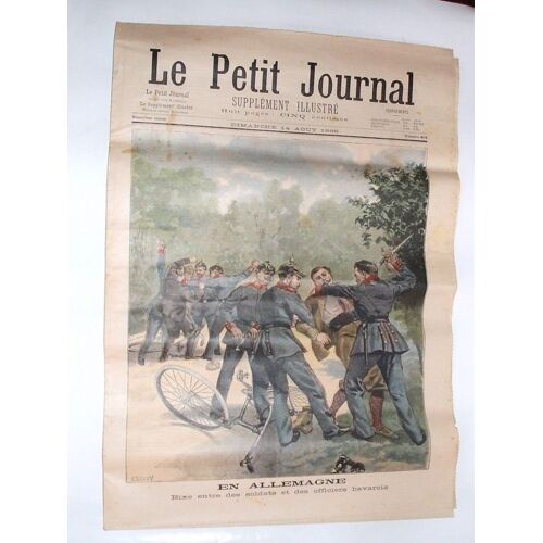 Le Petit Journal  N° 404 : En Allemagne Rixe Entre Des Soldats Et Des Officiers Bavarois