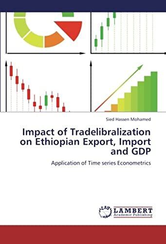 Impact Of Tradelibralization On Ethiopian Export, Import And Gdp: Application Of Time Series Econometrics