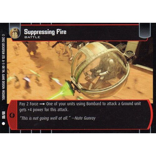 Star Wars Trading Card Game - Suppressing Fire - Vo
