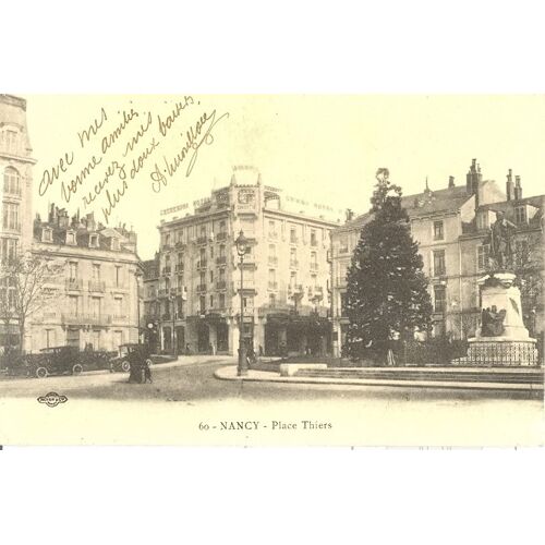 Nancy. "Place  Thiers."(Meurthe Et Moselle).1915