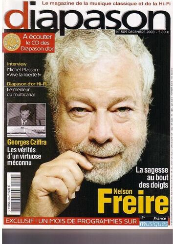 Diapason N° 509 : Nelson Freire  N° 509