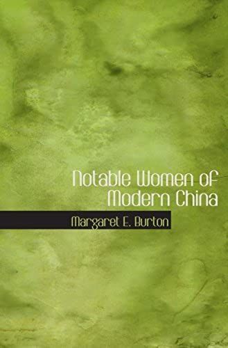 Notable Women Of Modern China