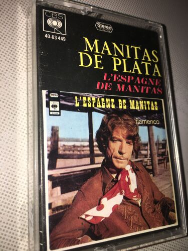 Publicité De Plata Manitas - Audio Cassette - L'espagne De Manitas