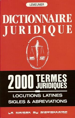 Dictionnaire Juridique