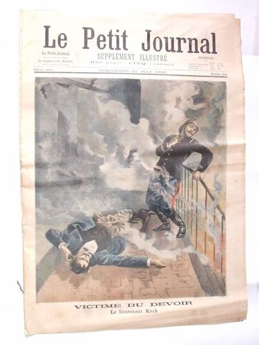 Le Petit Journal  N° 444 : Victime Du Devoir Le Lieutenant Kock.Salon De 1889 Paul Déroulède A La Bataille De Montbéliard(Tableau De E.Jean Delahaye)
