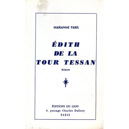 Edith De La Tour Tessan