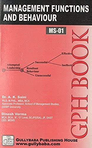 Ms-01 Management Functions And Behaviour