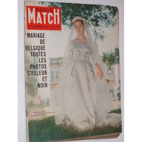 Paris Match N° 535 : Mariage De Belgique Toutes Les Photos