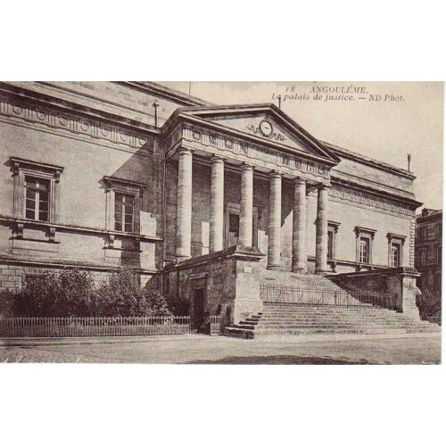 Angouleme Le Palais De Justice (Début 1900)