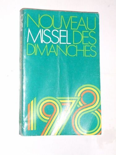 Nouveau Missel Des Dimanches 1978