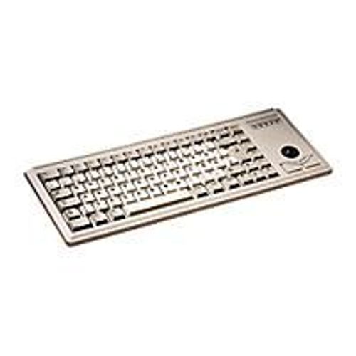 CHERRY Compact-Keyboard G84-4400 - Clavier - PS/2 - allemand - gris clair